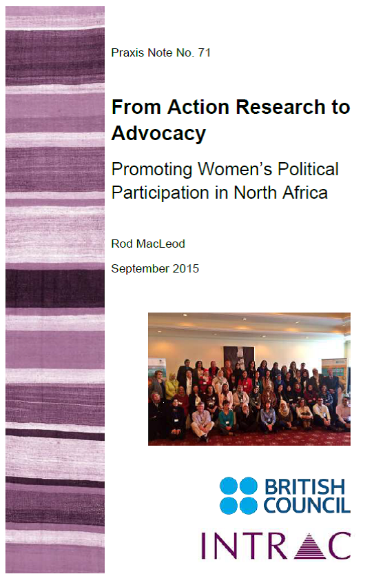 Praxis Note 71 From action research to advocacy cover